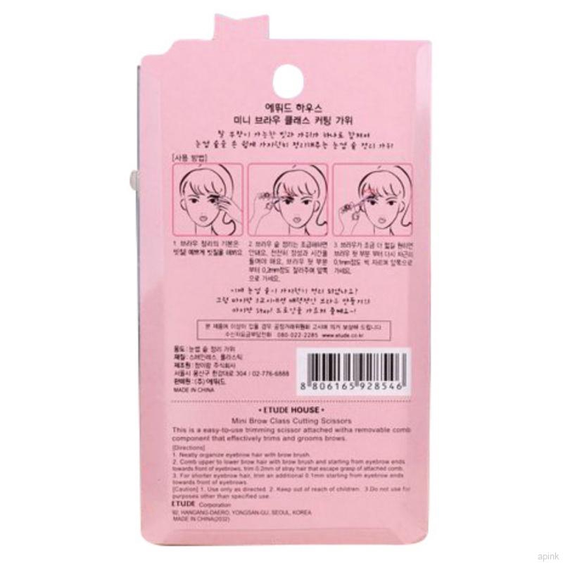 Kéo tỉa lông mày có lược chải chất lượng cao