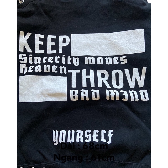 ÁO HOODIE BỊ XƯỚC Ở NÓN 2HAND