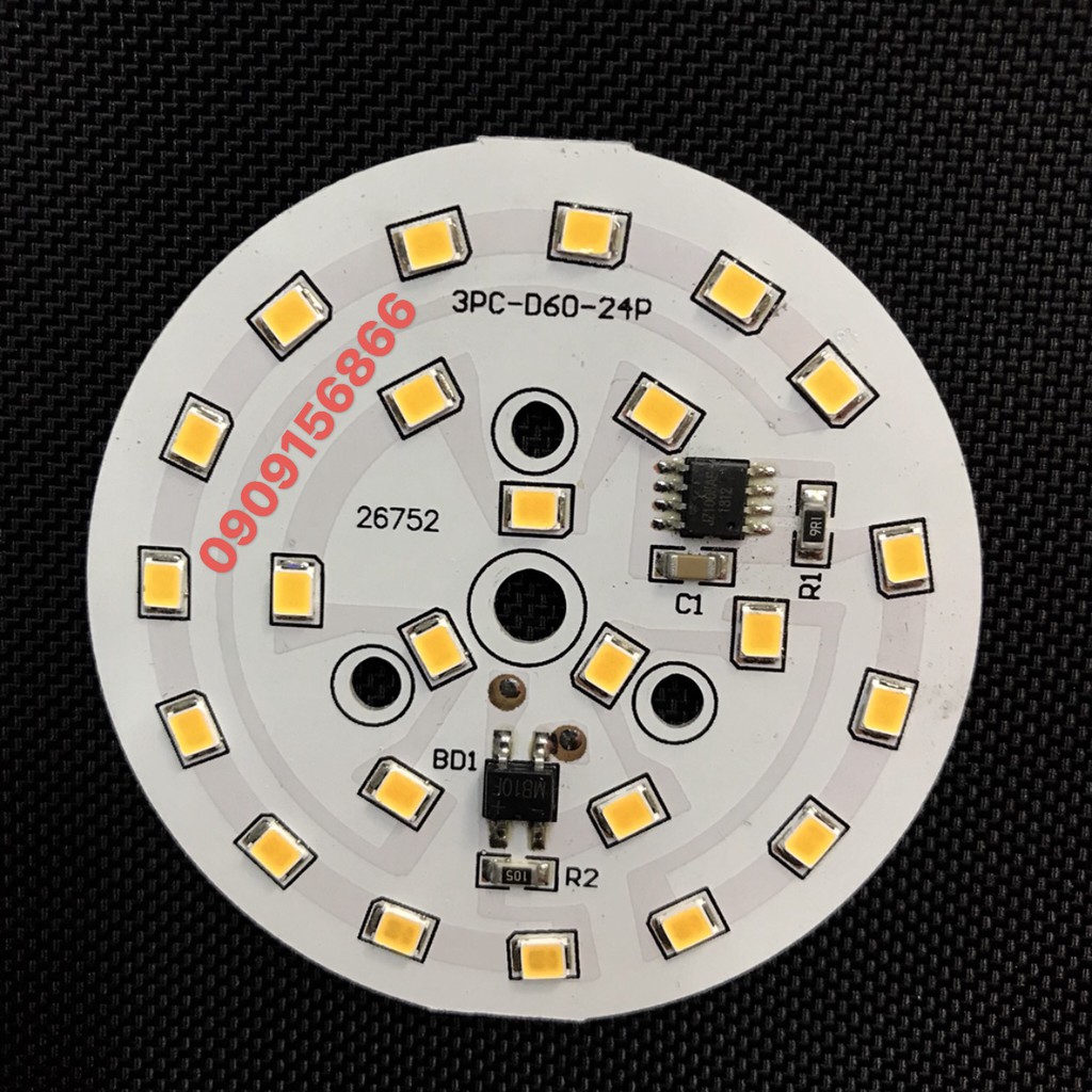 Đèn led vỉ tròn điện 220v (3w 5w 7w 12w 15w 18w)