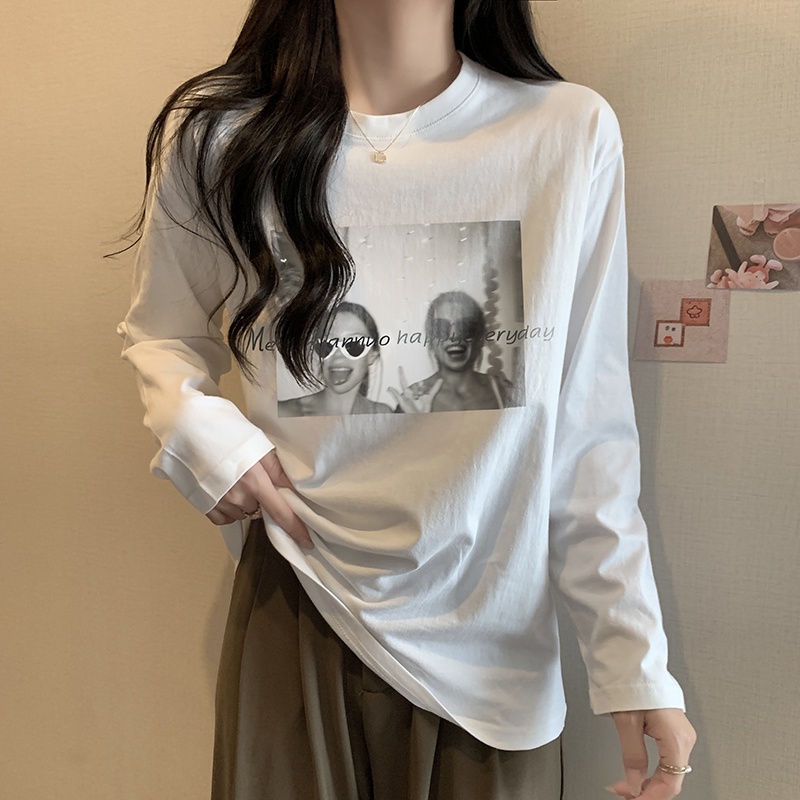 NRVP Áo Thun Nữ Dài Tay Thời Trang Hàn Quốc 2023