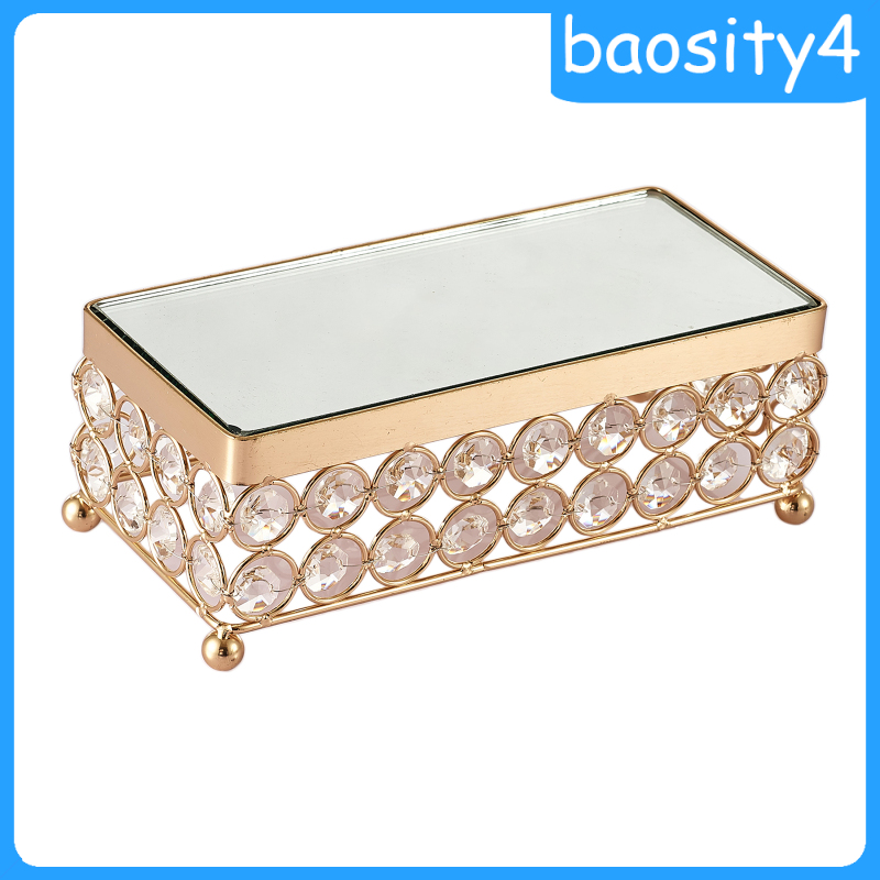 Bộ 4 Đế Đựng Bánh Bằng Pha Lê Phong Cách Châu Âu