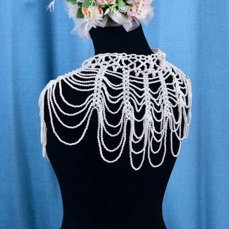 Vòng cổ Đính Ngọc Trai Sang Trọng Cho Cô Dâu