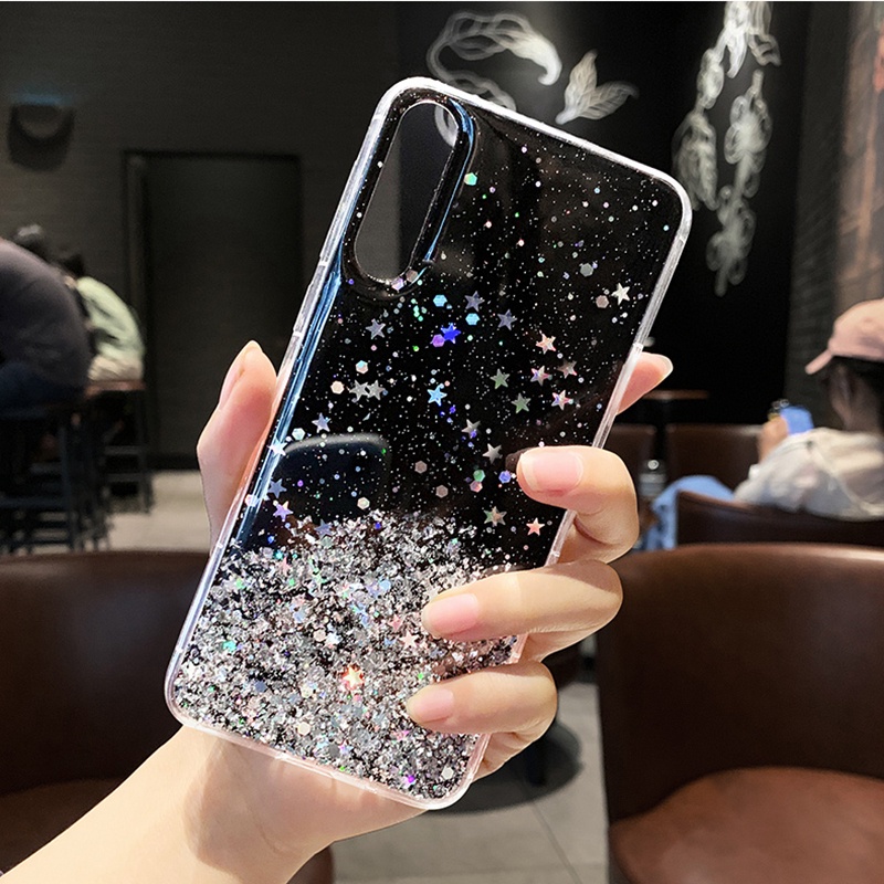 Ốp Điện Thoại Trong Suốt Đính Kim Tuyến Cho Xiaomi Redmi K20 K30 K30i K40 pro Note9 10X 4G 5G