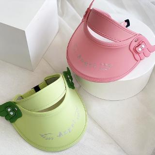 Mũ Chống Nắng Mùa Hè Vành Rộng Họa Tiết Hoạt Hình Dễ Thương Cho Bé 2-8 Tuổi