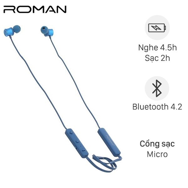 Tai nghe Bluetooth Roman S205