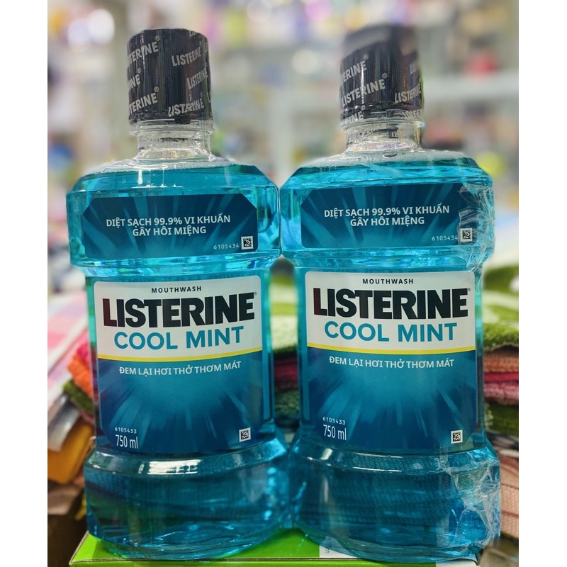 Nước súc miệng Listerine Cool Mint ( 250ML - 750ML )