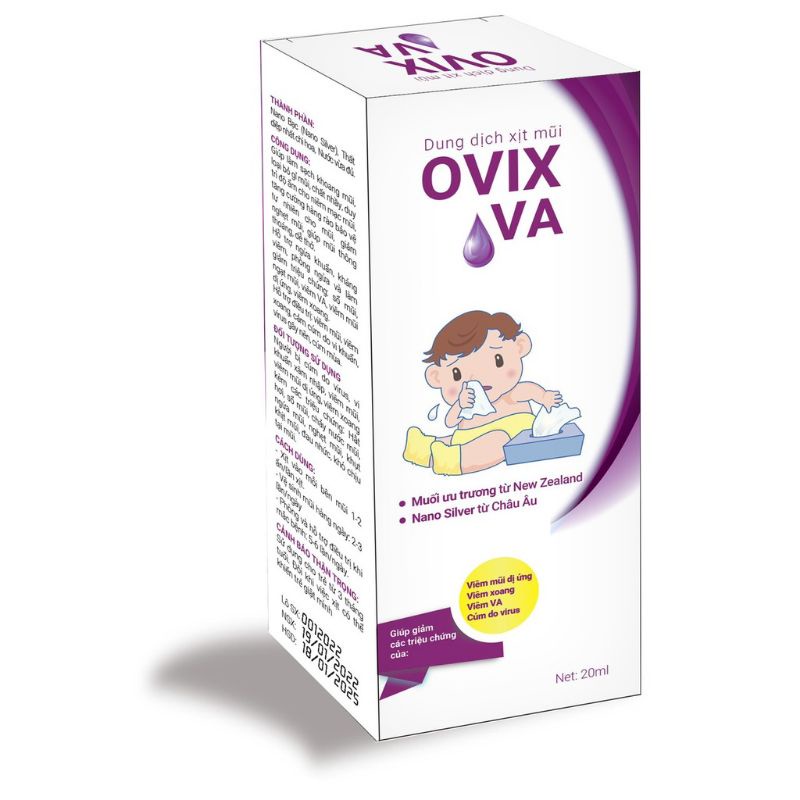 Xịt mũi Ovix Baby VA 20ml