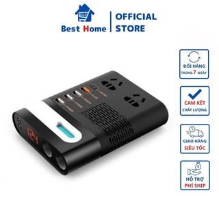 Bộ sạc chuyển đổi nguồn điện 12v/24v sang 220v
