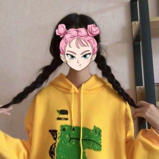 Áo hoodie in hình uzzlang ( có ảnh thật)