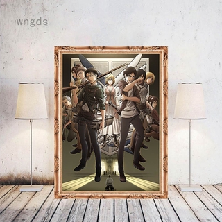 Poster Phim Attack On Titan Dán Tường Đẹp Mắt