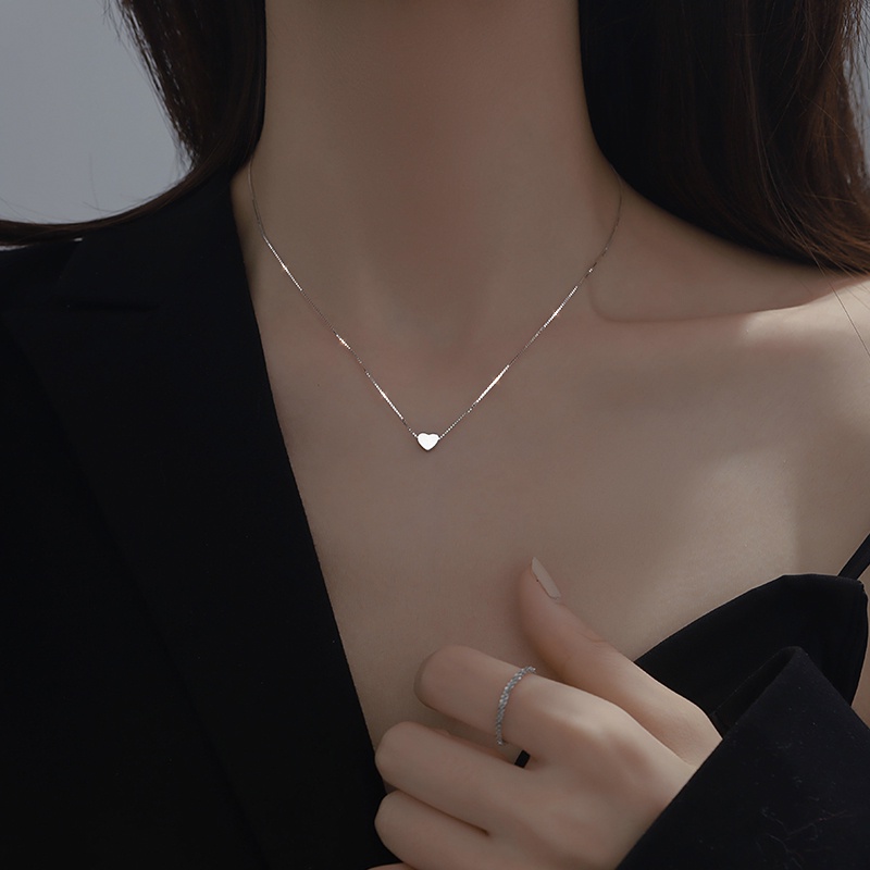 Dây Chuyền Nữ Đính Đá Trái Tim Tình Yêu Đơn Giản DB2527 - Bảo Ngọc Jewelry