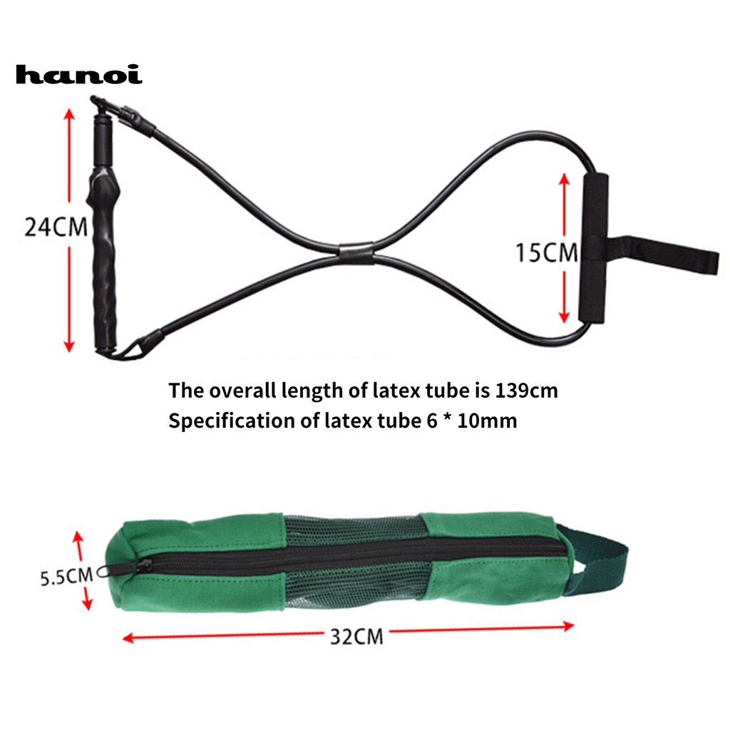 HAN_ Red/Black Golf Swing Tension Band Reusable Golf Strength Trainer Comfortable to Hold for Golf Training