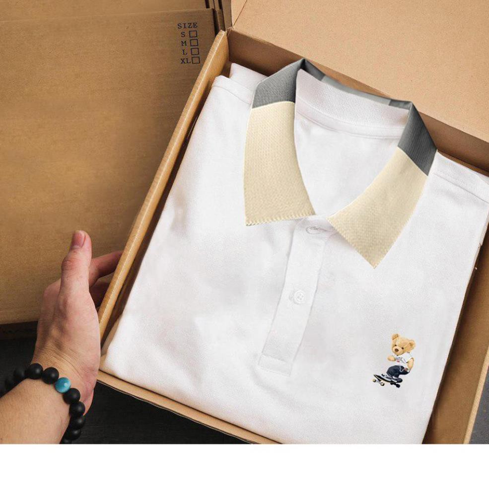 Áo thun nam có cổ form ôm phong cách công sở, polo tay ngắn đủ màu ngực thêu Beartin QA | BigBuy360 - bigbuy360.vn