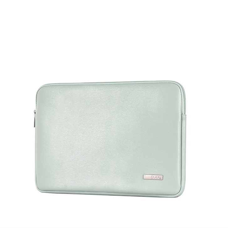 Túi Xách Da PU Chống Sốc Chống Trầy Chống Thấm Nước Màu Trơn Kích Thước 11-17 inches Cho Macbook