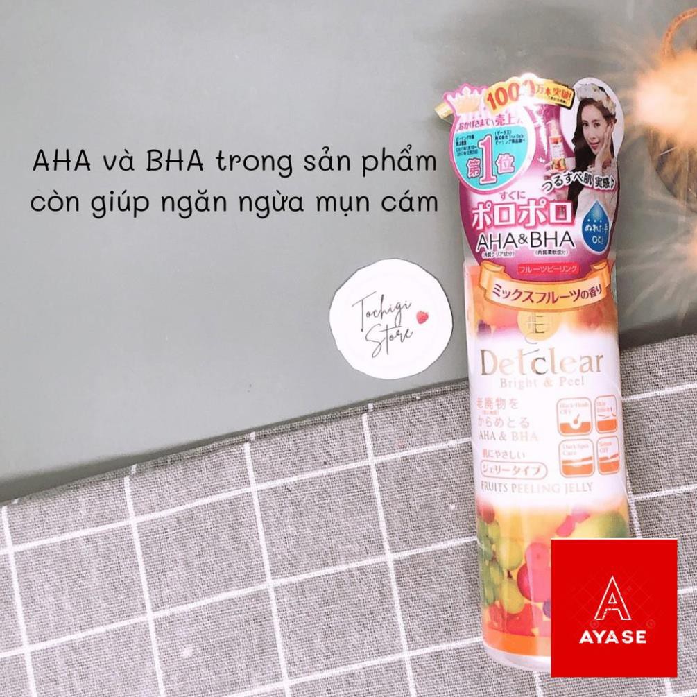 Gel tẩy tế bào chết Detclear Bright and Peel Nhật Bản