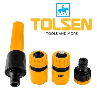 TOLSEN Bộ 5 khớp nối vòi xịt rữa xe tưới cây 57125