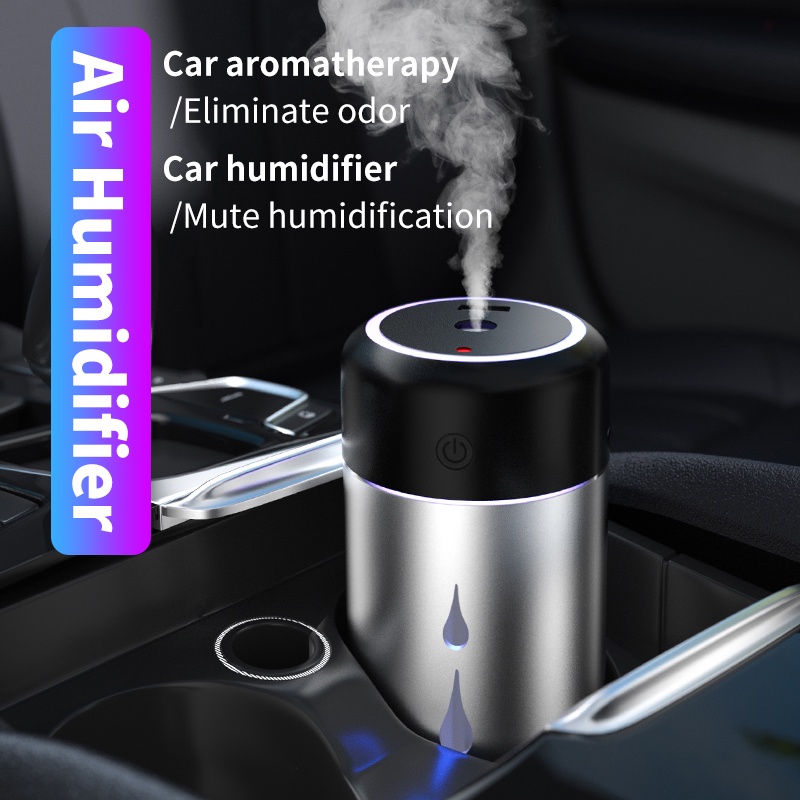 Máy Phun Sương Tạo Độ Ẩm Không Khí Dung Tích Lớn 285ML Cổng Sạc USB