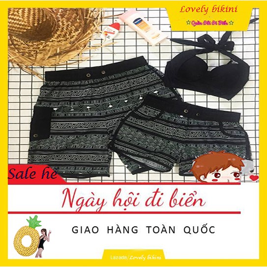 Quần đôi đi biển (kèm ảnh thật )