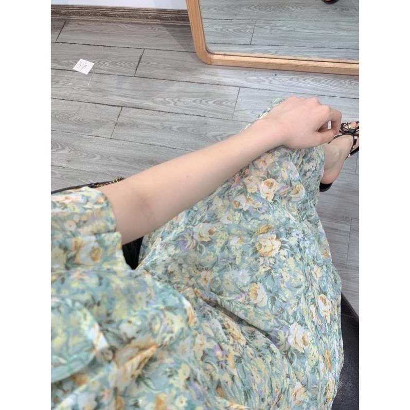 Đầm váy nữ xoè dài đi dự tiệc , Đầm maxi hoa trể vai hàng cao cấp | BigBuy360 - bigbuy360.vn