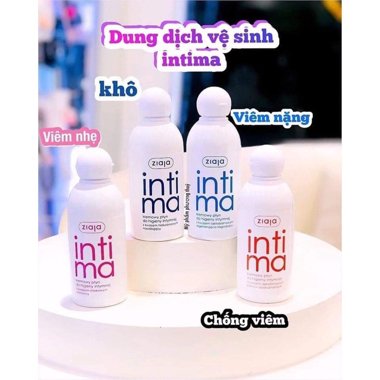 Dung Dịch Vệ Sinh Phụ Nữ Nam Intima, Vệ Sinh Vùng Kín Se Kít, Gel Phụ Khoa DDVS, Intimate BVS, Chính Hãng - Ziaja Store