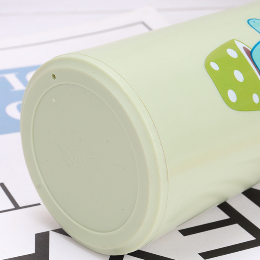 Binh đựng nước giữ nhiệt thủy tinh xương rồng nhiều màu sắc 500ML