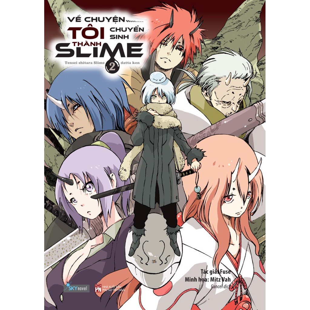 Sách Về chuyện tôi chuyển sinh thành Slime - Lẻ tập 1 2 - Light Novel - Skynovel