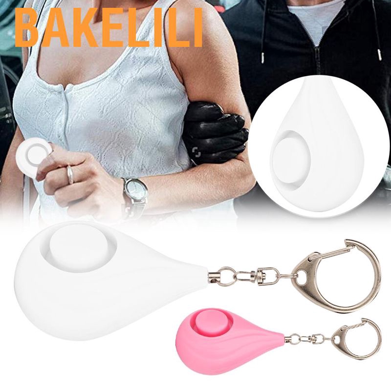 Bakelili Key ring with personal alarm  125Db security alarms survival whistle providing and property insur