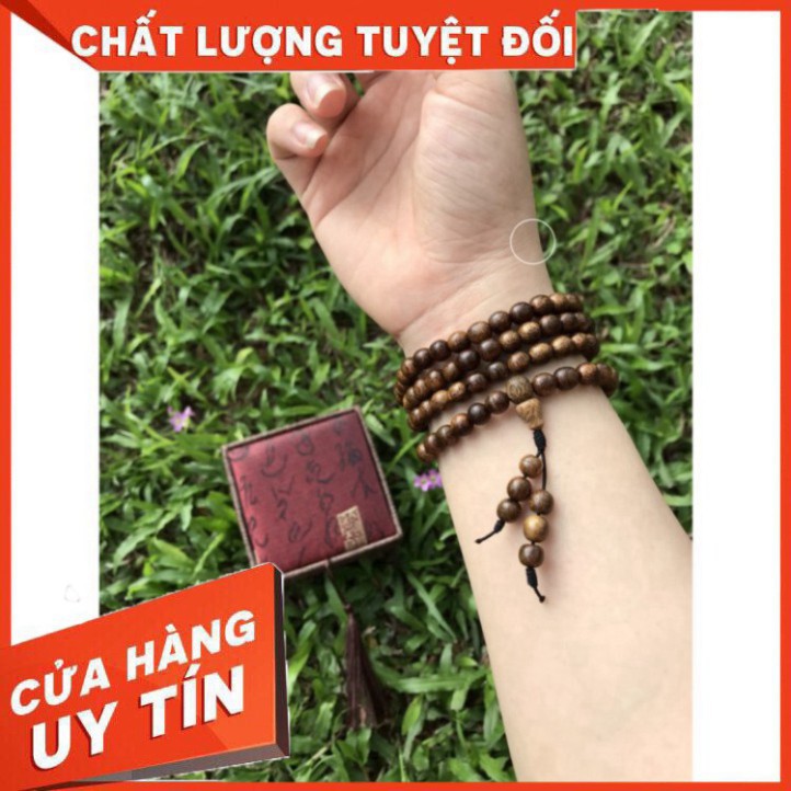 tràng hạt mân côi TRẦM CHUỖI 108 HẠT- TRẦM HƯƠNG THIÊN NHIÊN