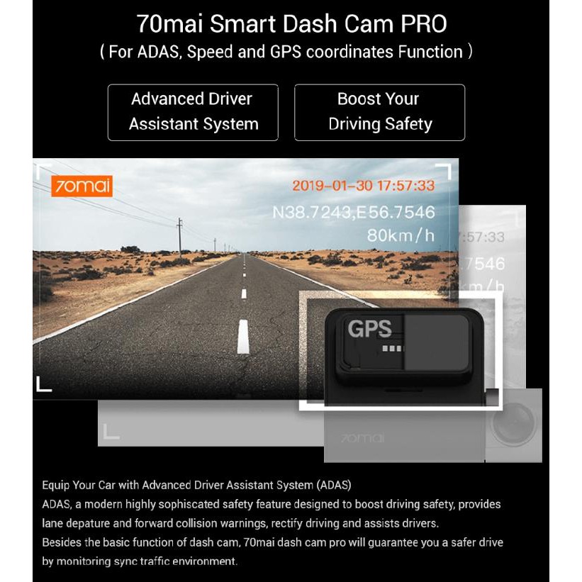 Camera hành trình Xiaomi 70mai Pro 2K – bản quốc tế