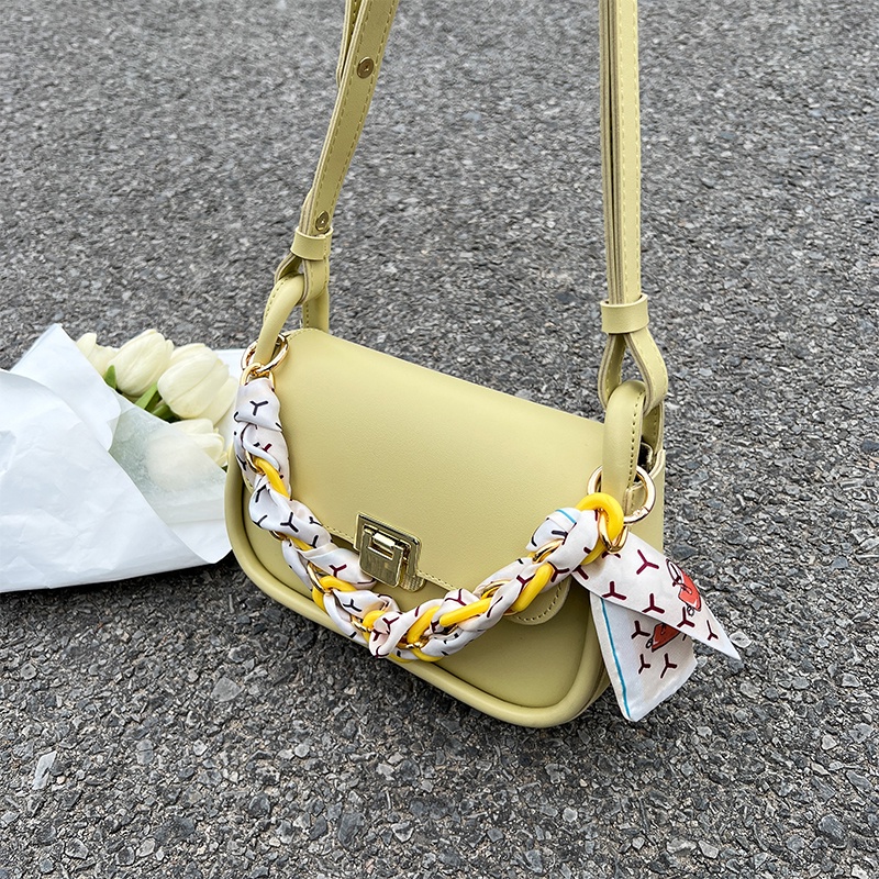 IELGY Túi Đeo Vai Bằng Lụa Thời Trang Hàn Quốc Có Thể Điều Chỉnh Cho Nữ