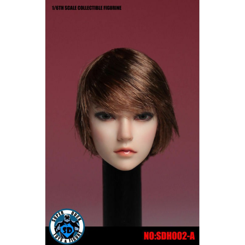 Mô Hình Đầu Nhân Vật Nữ Tóc Nâu Tỉ Lệ 1 / 6