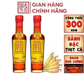Nước mắm tĩn cá cơm vàng ruột đỏ độ đạm 60n chai thuỷ tinh 250ml nước mắm truyền thống sạch