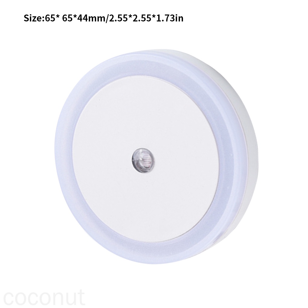 Đèn LED 0.5W 30-40lm cảm biến tự động bằng nhựa gắn tường tiện dụng