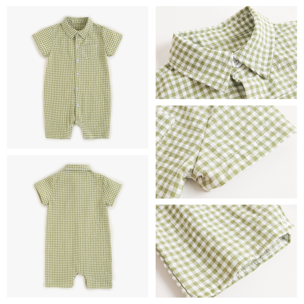 Áo liền quần Sanlutoz chất liệu cotton thời trang mùa hè dành cho trẻ em