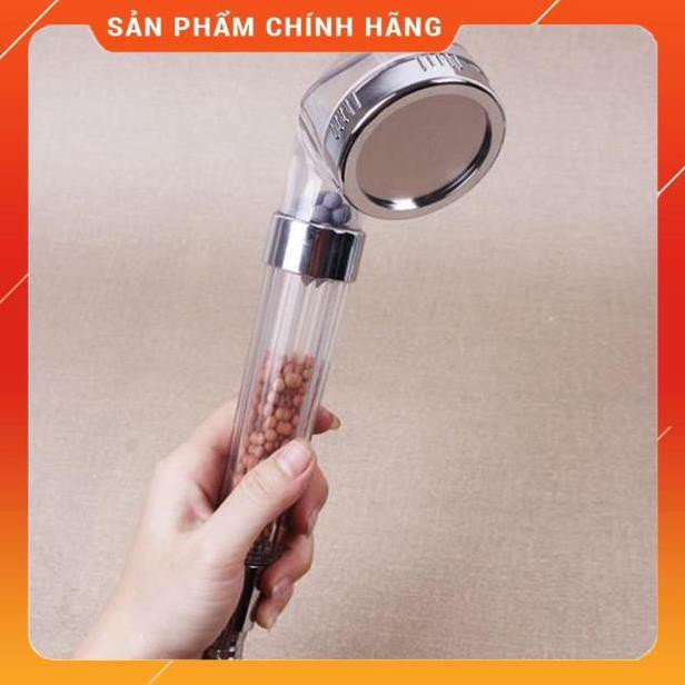 ❤️ Vòi sen tăng áp loại to 7.7cm có hạt lọc nano - Tặng kèm dây 206802 ❤️ [SKM]