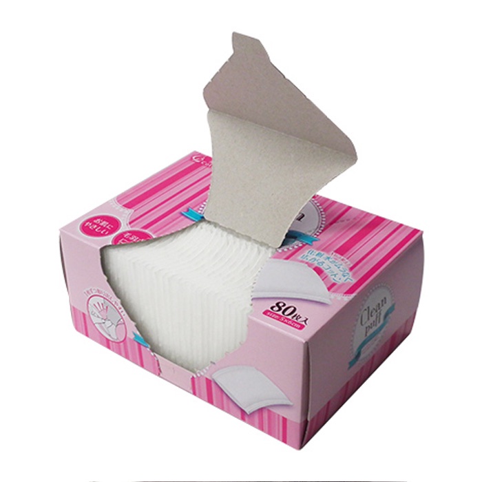 Set 2 hộp bông tẩy trang Clean Puff Cotton Labo nội địa Nhật Bản