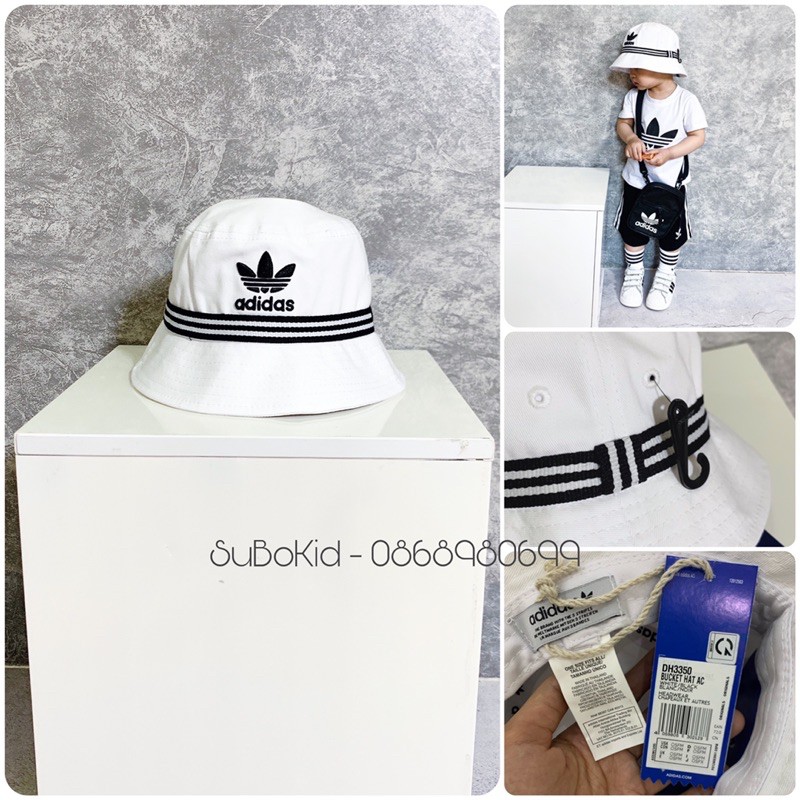 Mũ bucket/Nón Bucket/Mũ vành Adidas cho bé