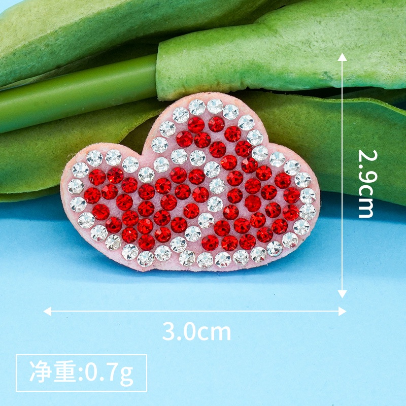 2189662 Miếng Dán Trang Trí Mũ / Giày Hình Bướm Hoạt Hình Đính Đá diy