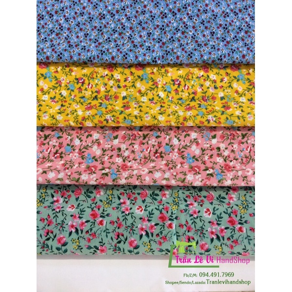 V271🌸VẢI LỤA HOẠ TIẾT NHẬT BẢN MỀM MỊN MÁT