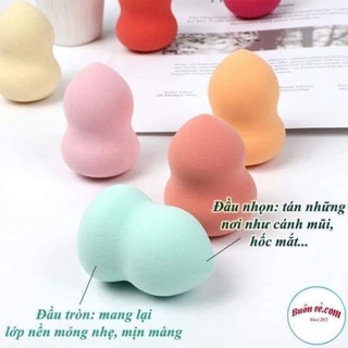 Bông đánh kem nền hồ lô