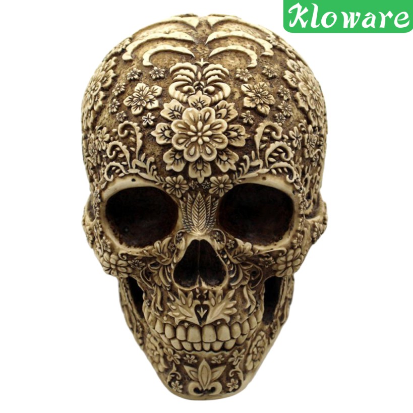 Mô hình sọ người trang trí halloween bắt mắt độc đáo