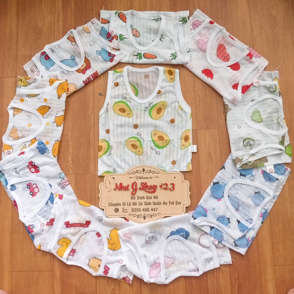 (A11 - Sale Áo Lẻ) Áo Ba Lỗ Cotton Giấy Cho Bé Trai, Bé Gái Hàng Loại Đẹp (ảnh tự chụp)