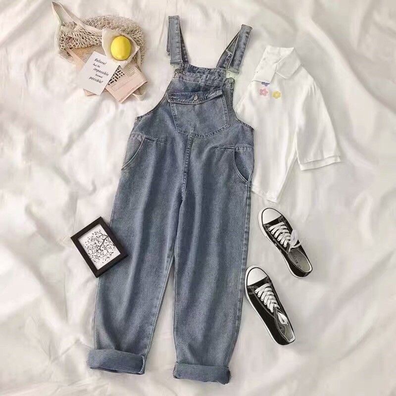 {Order bigsize,S-5xl}Quần yếm túi hộp trước ngực xinh xắn - Hàng Quảng Châu | BigBuy360 - bigbuy360.vn