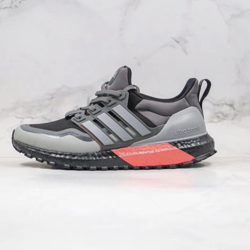 Giày Ultra Boost All Terrain Đen đế vạch Đỏ