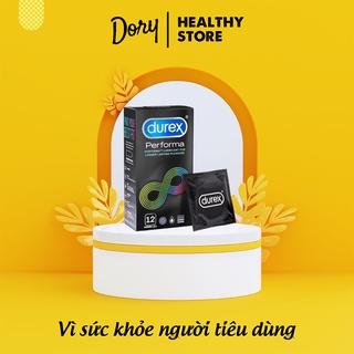 [Durex Che Tên] Bao Cao Su DUREX PERFORMA Hộp 12 Condoms - Đơn Hàng Bảo Mật