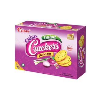 Libra Bánh Cracker vị Hành 400gr ( không túi xách )