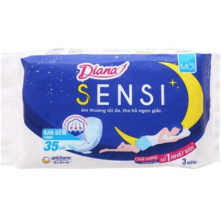 BVS ban đêm Diana Sensi Có cánh 35cm, 29cm (3 miếng)