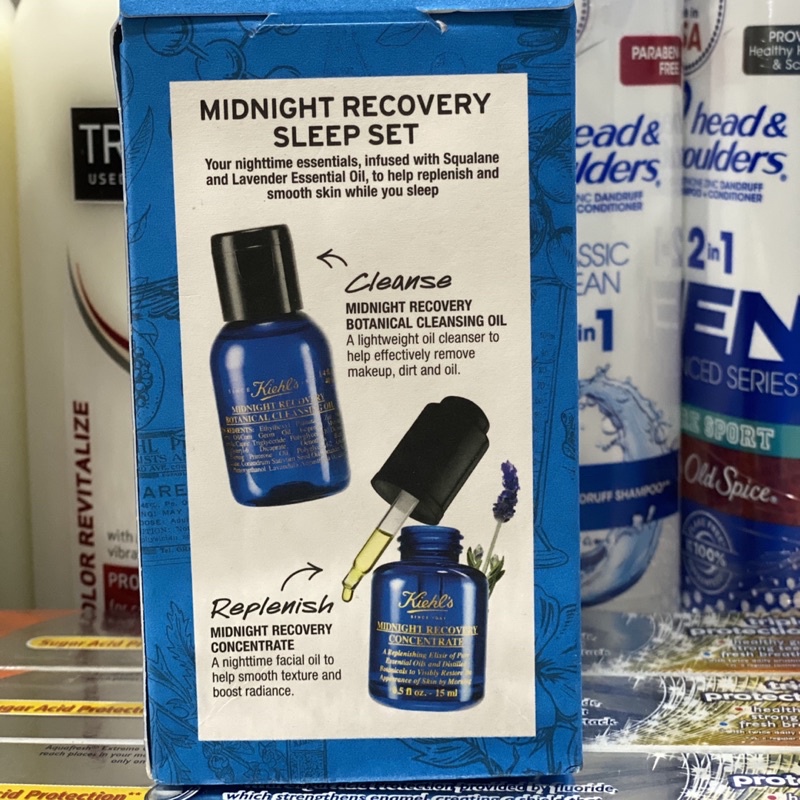 (USA) SERUM PHỤC HỒI DA BAN ĐÊM Kiehl's Midnight Recovery Concentrate 15ml (CHÍNH HÃNG MỸ)