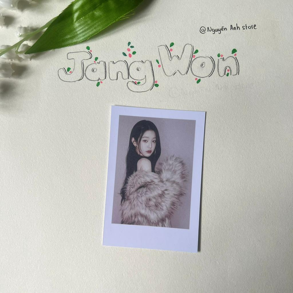 Card Wonyoung ive l polaroid