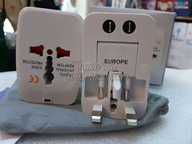 Ổ cắm điện đa năng du lịch Universal Travel Adapter nhiều đầu